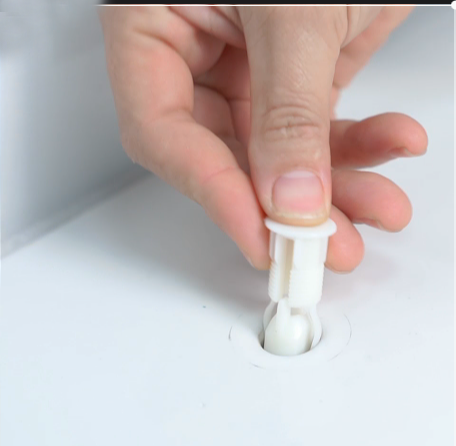 TODOT 2 Pièce Vis de Siège de Toilette, Vis D'expansion pour Couvercle de Toilette, Fixation Abattant WC Convient Sièges de Toilette Standard, Universel