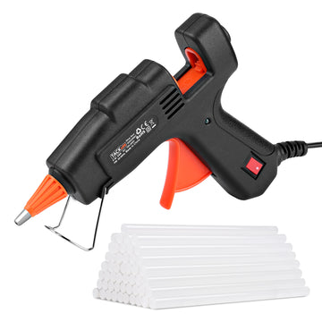 20W Hot Glue Gun with 50 High Temperature Glue Sticks Trigger - GGO20AC