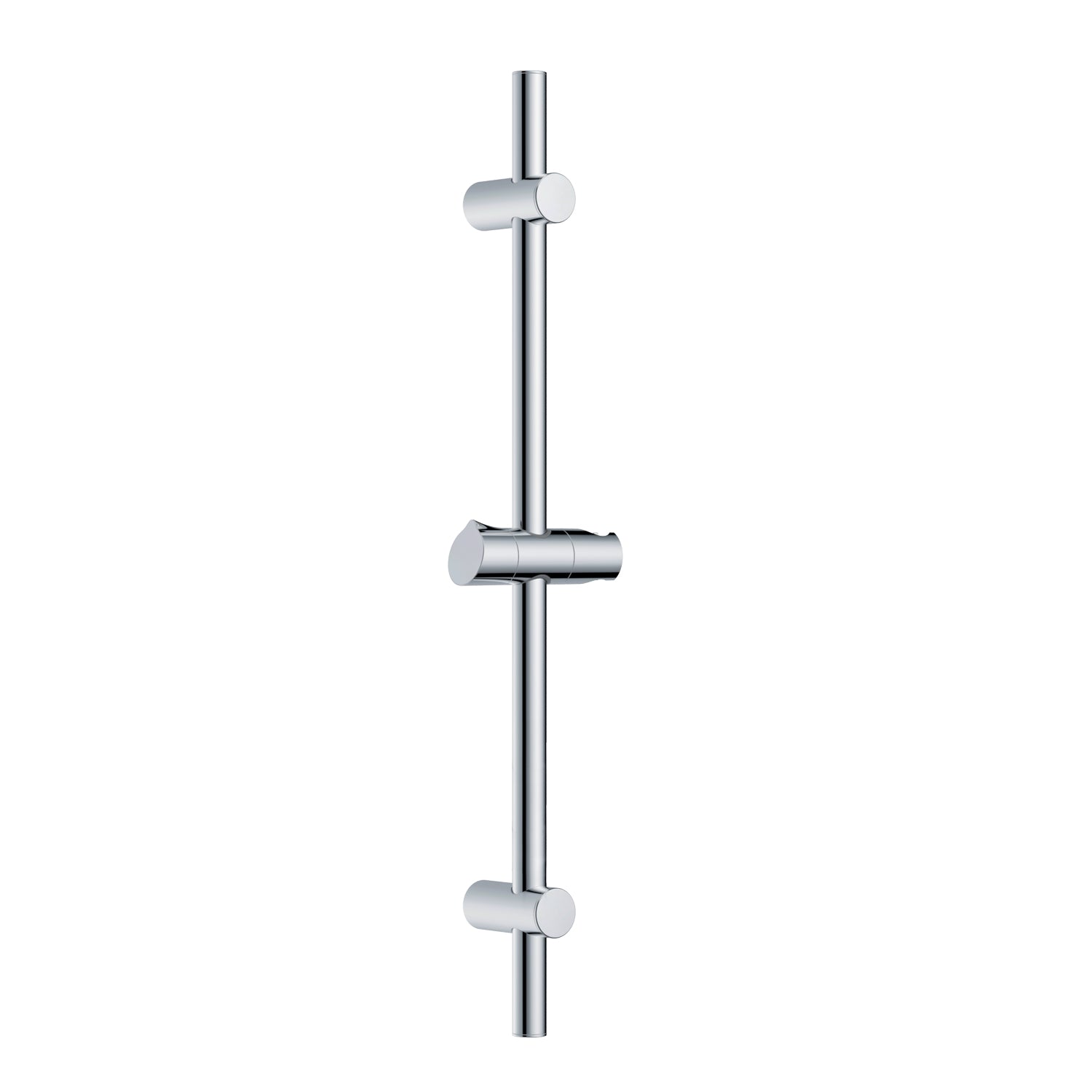 TODOT 70cm Stainless Steel Shower Bar with 360° Swivel Shower Head Holder - Adjustable Wall Mounts