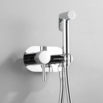 Brass Bidet Sprayer, Toilet Hand Shower Kit for Personal Hygiene, Toilet Cleaning, Hot and Cold Water Mixer - A5088